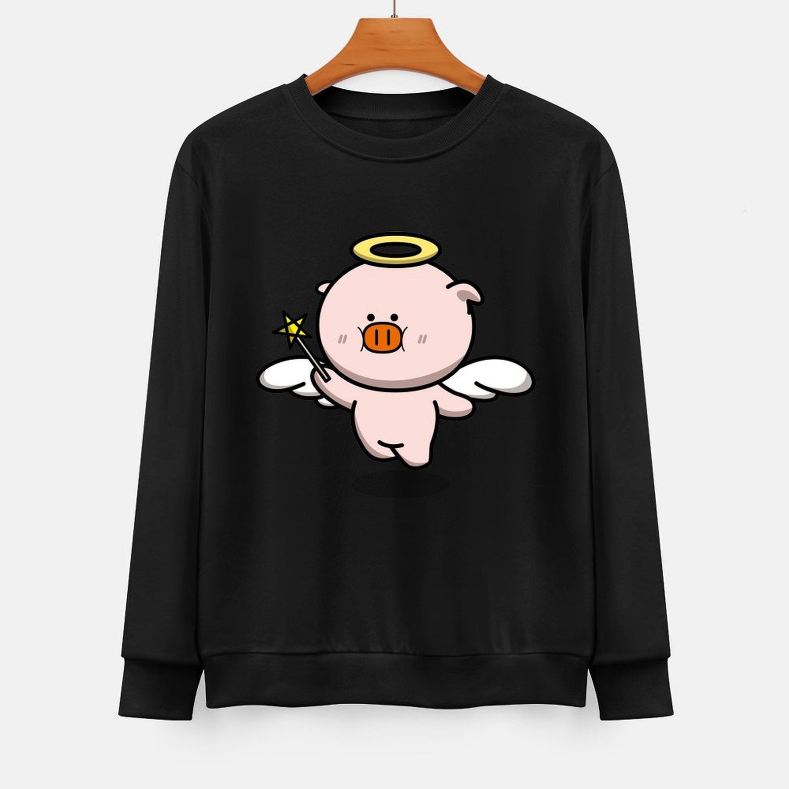 Front Patterned Long Sleeve TopAllSeason Neat